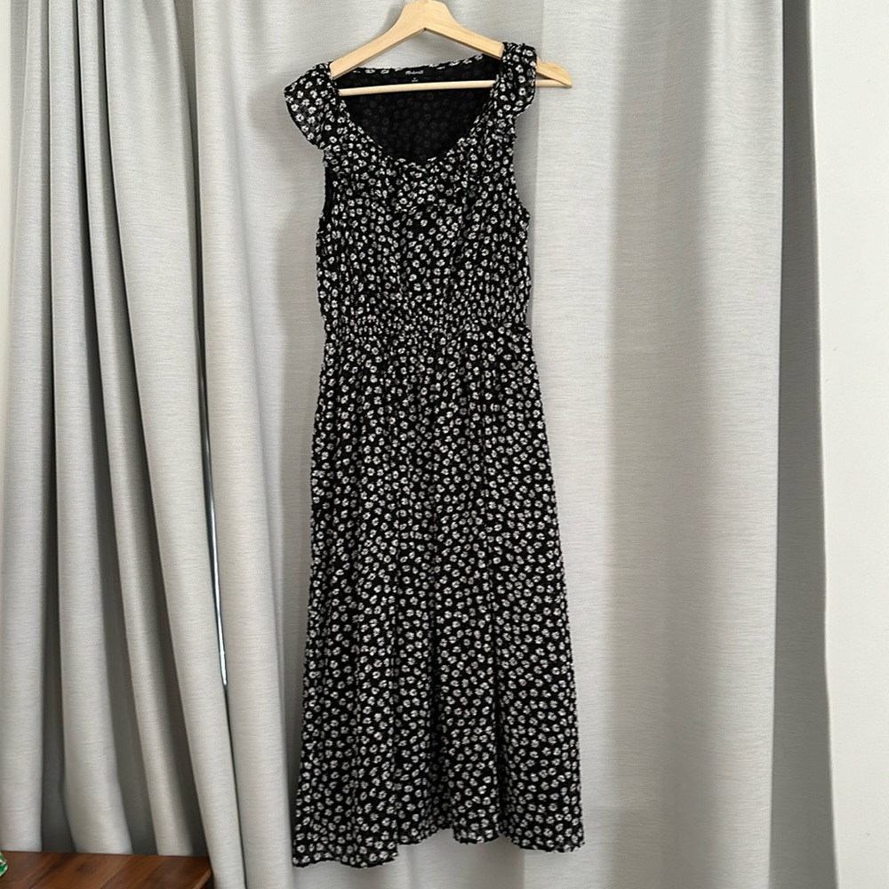 Madewell sleeveless midi dress
